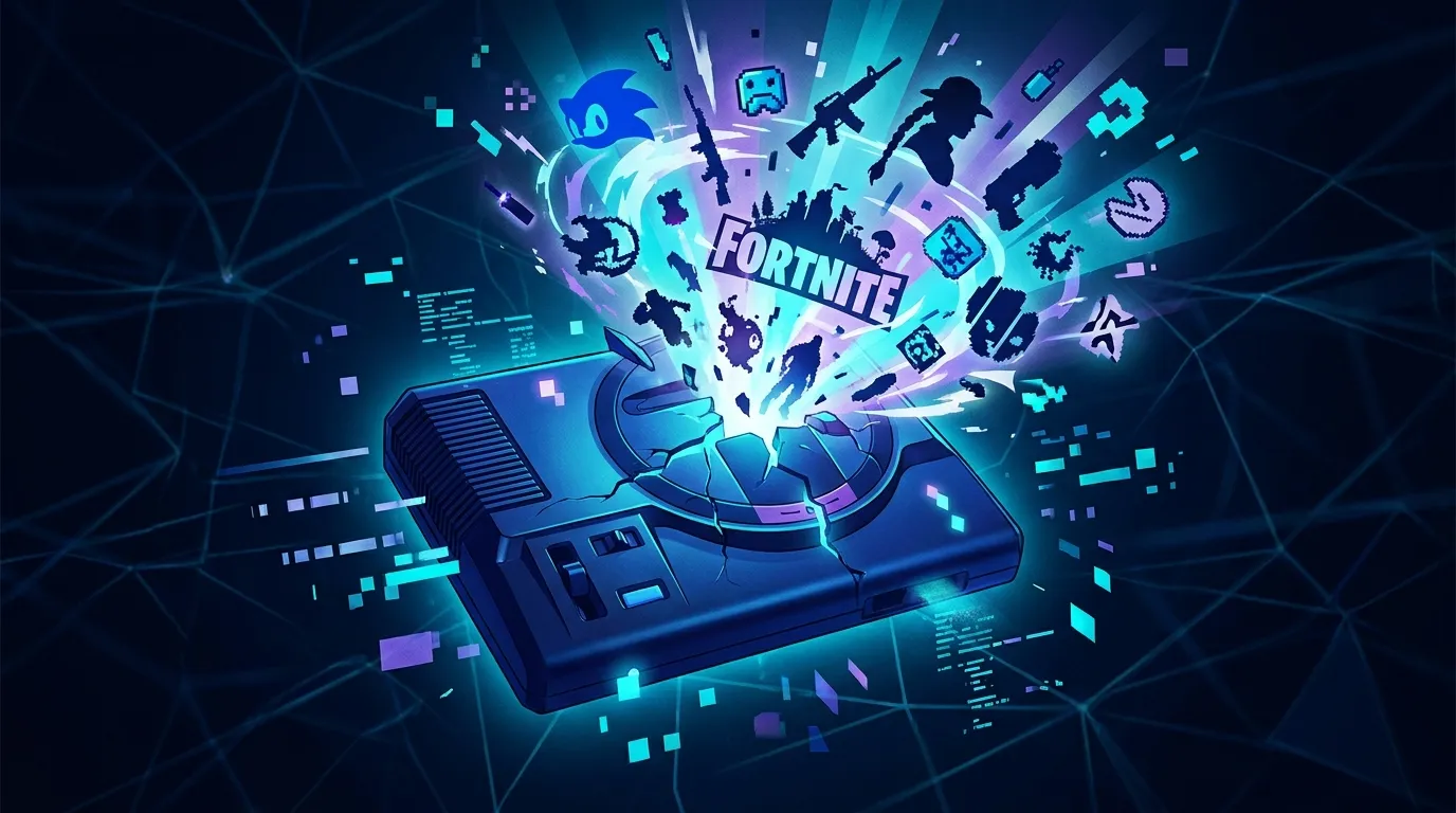 Fortnite Chapitre 7 - Saison 4 : Système hacké, le trailer officiel dévoile un crossover gaming géant