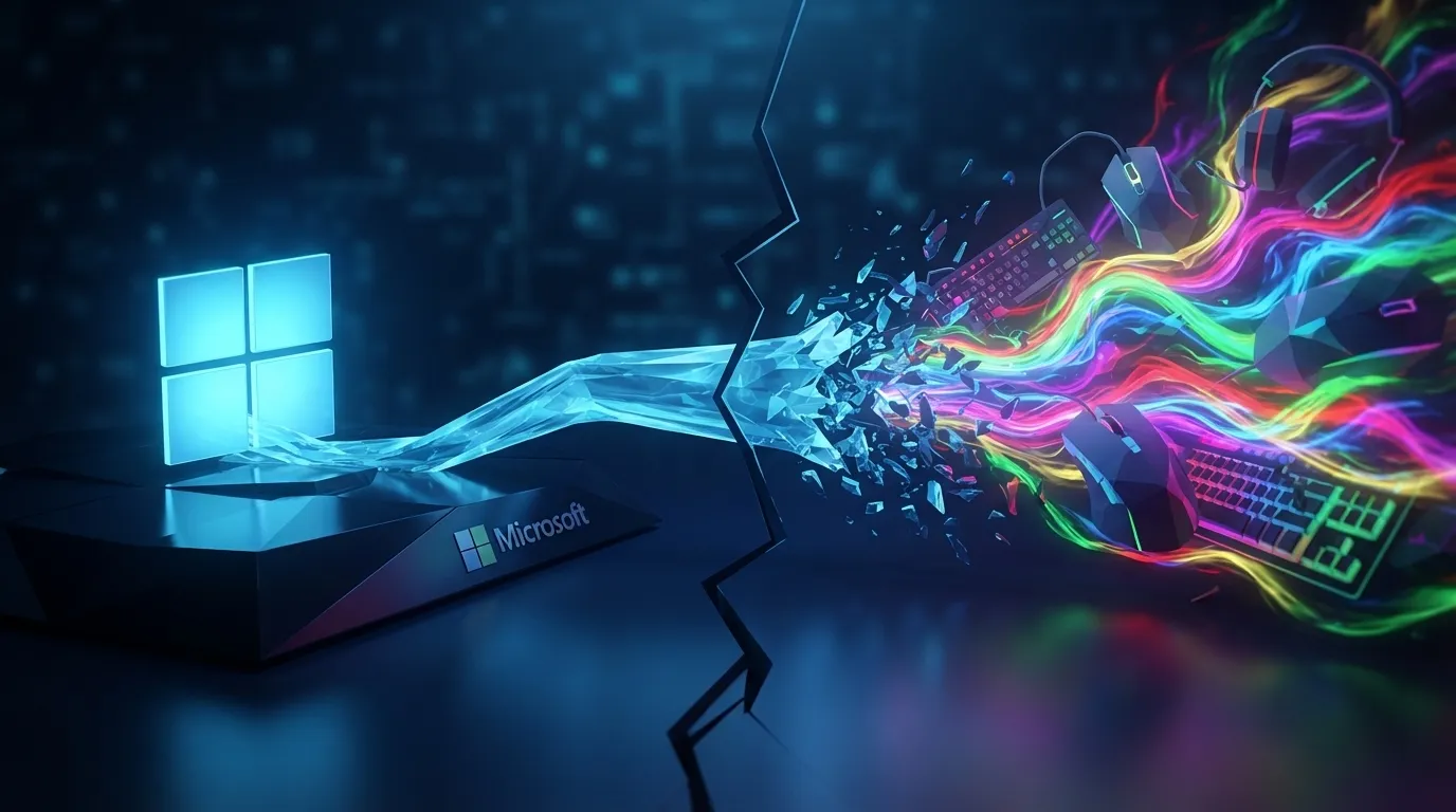 Windows 11 : Microsoft accuse les périphériques RGB de faire planter les jeux