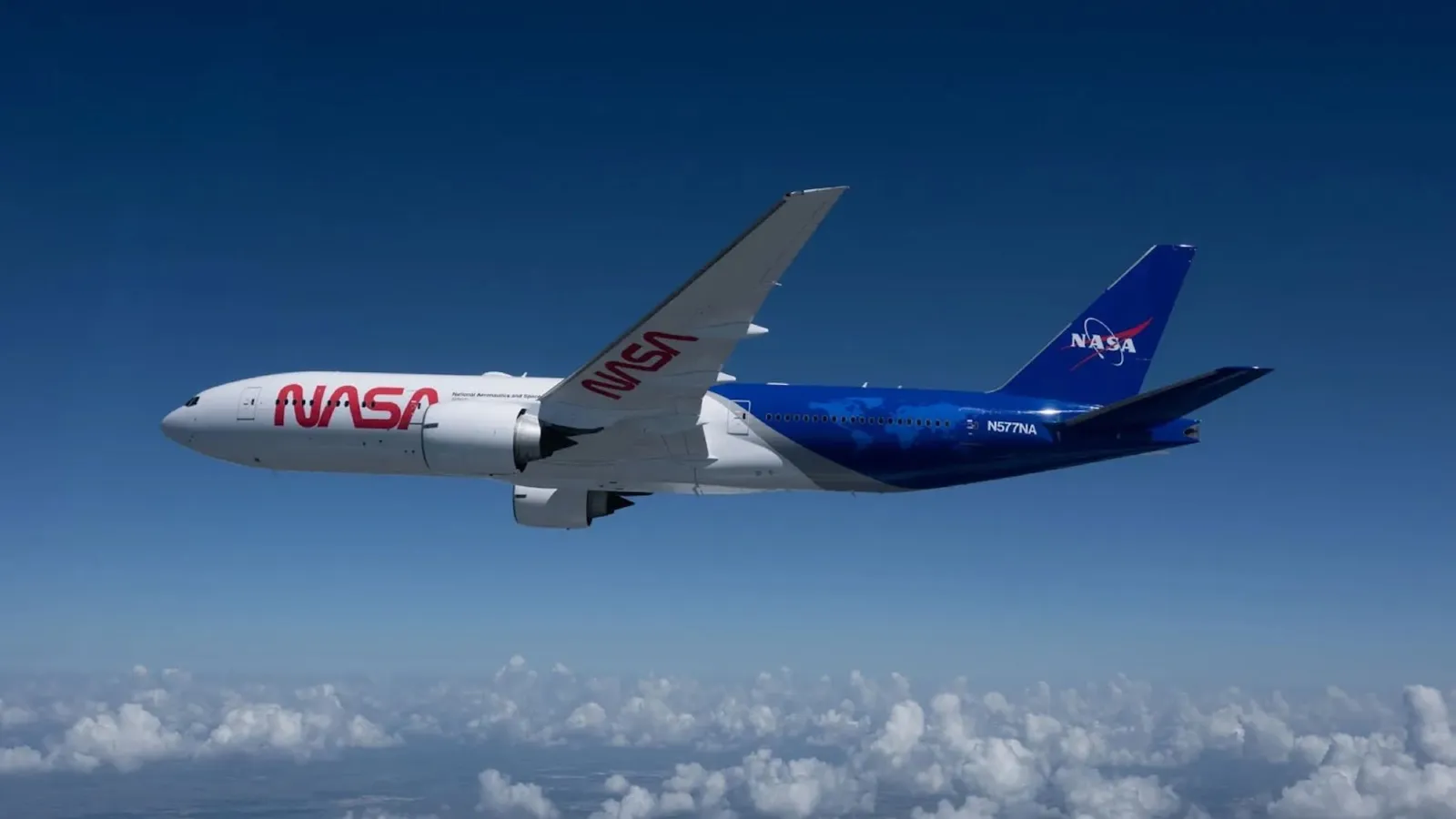 Le Boeing 777 de la NASA arbore une nouvelle livrée avant son entrée en service